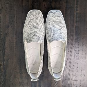 Franco Sarto Boston Snake Print Loafers